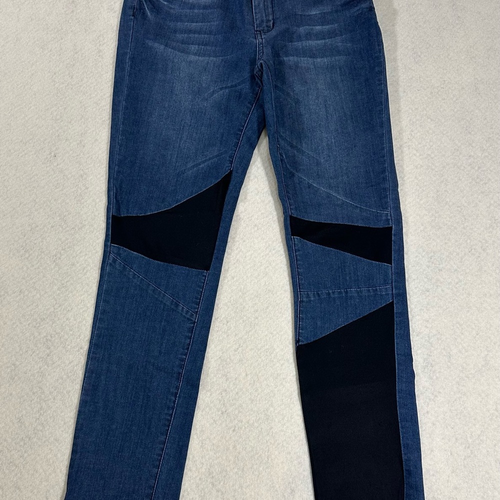Stylish Blue and Black Women's Jeans